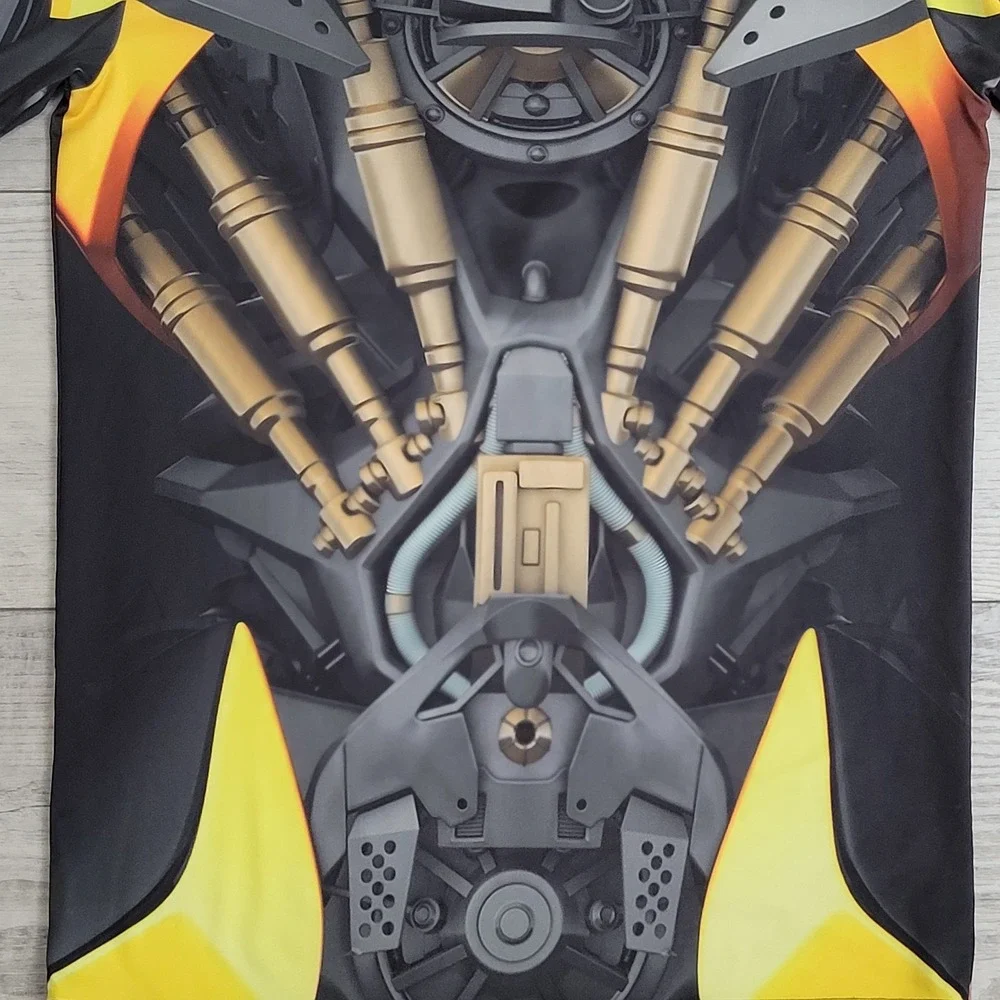 🔥Under Armour 2014 Transformer BUMBLEBEE Shirt Mens XL Alter‎ Ego Compression